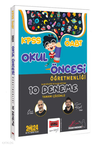 2024 ÖABT Okul Öncesi Öğretmenliği Alan Bilgisi Tamamı Çözümlü 10 Dene
