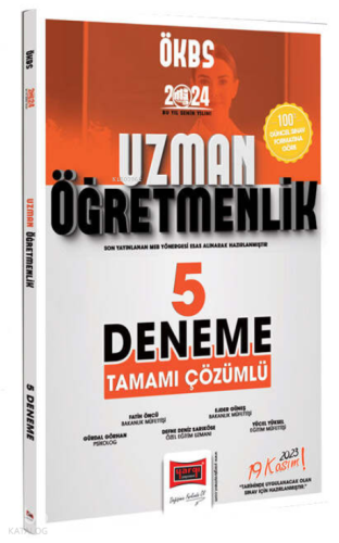 2024 Uzman Öğretmenlik 5 Deneme