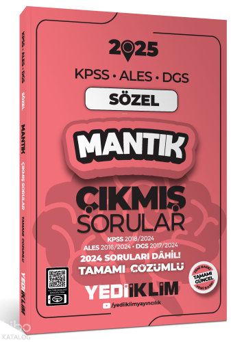 2025 KPSS ALES DGS Sözel Mantık Çıkmış Sorular ve Çözümleri | benlikit