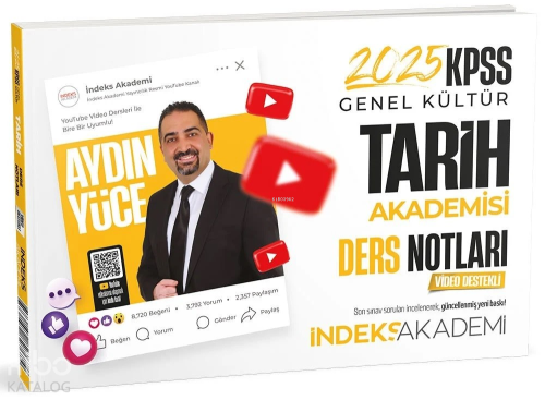 2025 KPSS Tarih Akademisi Video Ders Notları | benlikitap.com