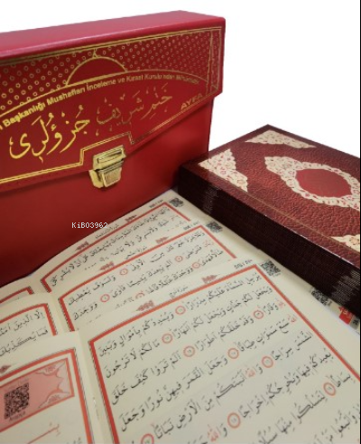 236 Kırmızı-Cami Boy Otuz Cüz Mühürlü Kuran-I Kerim