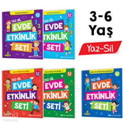 3-6 Yaş Evde Etkinlik Yükselen Zeka | benlikitap.com