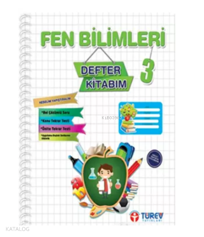 3.Sınıf Türev Tüm Dersler Defter | benlikitap.com