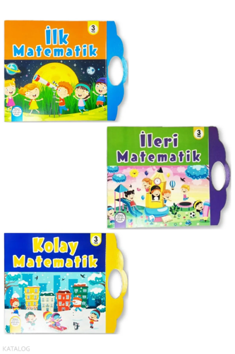 3 Yaş Matematik Çanta - Kolay Matematik | benlikitap.com