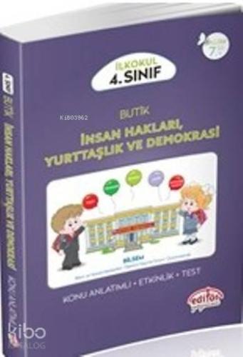 4.Sınıf Butik İnsan Hakları,Yurttaşlık ve Demokrasi; Konu Anlatımlı-Etkinlik-Test