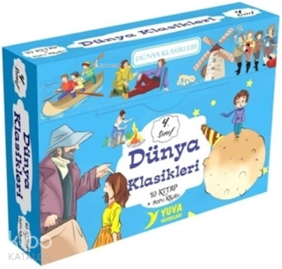 4. Sınıf Dünya Klasikleri Serisi (10 Kitaplık Set) | benlikitap.com