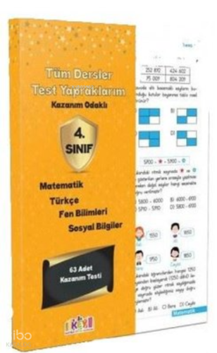 4. Sınıf Kazanım Test Yaprakları | benlikitap.com