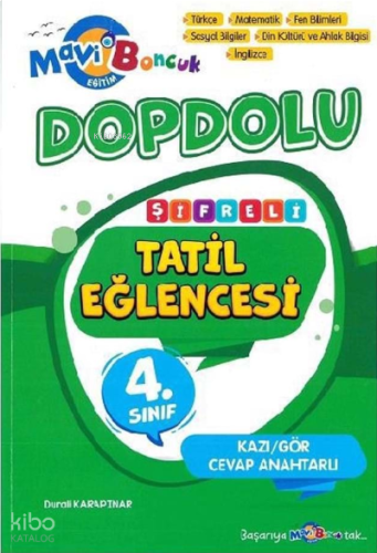4.Sınıf Mavi Boncuk Şifreli Tatil Eğlencesi