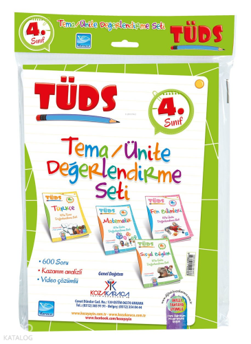 4. Sınıf TÜDS Tema - Ünite Değerlendirme Sınav Seti
