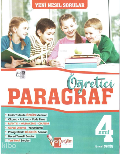 4. Sınıf Yeni Nesil Sorularla Öğreten Paragraf Kitabı | benlikitap.com