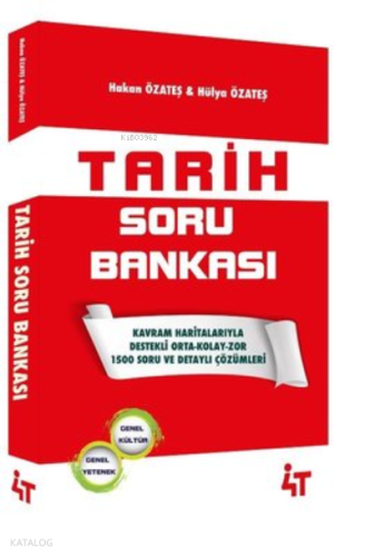 4T Tarih Soru Bankası Hakan Özateş | benlikitap.com