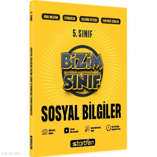 5. Sınıf Bizim Sınıf Sosyal Bilgiler Etkinlikli Soru Bankası