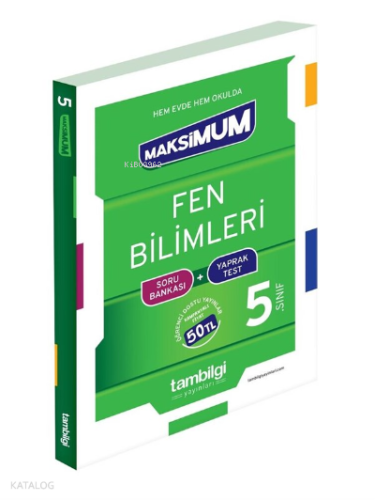 5. Sınıf Fen Bilimleri Soru Bankası + Yaprak Test Tambilgi Yayınları
