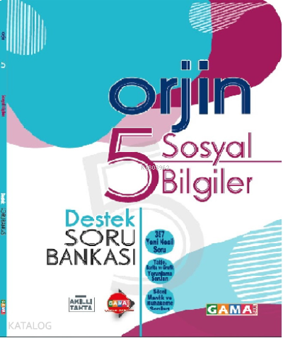 5.Sınıf Orjin Sosyal Bilgiler Destek Soru Bankası | benlikitap.com