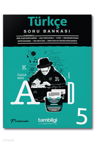 5. Sınıf Türkçe Soru Bankası Tambilgi Yayınları