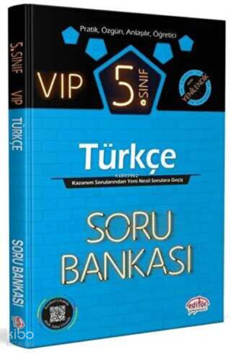 5. Sınıf VIP Türkçe Soru Bankası YENİLENDİK | benlikitap.com