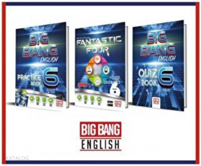 6. Sınıf Big Bang English(Practice Book+Fantastic Four+Quiz Book) | be