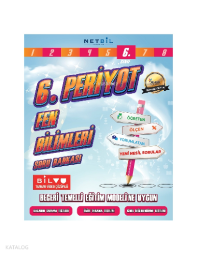6. Sınıf Fen Bilimleri Periyot Soru Bankası | benlikitap.com