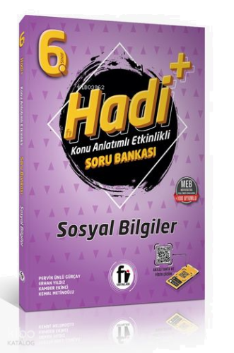 6.Sınıf Hadi+ Sosyal Bilgiler Konu Anlatımlı | benlikitap.com
