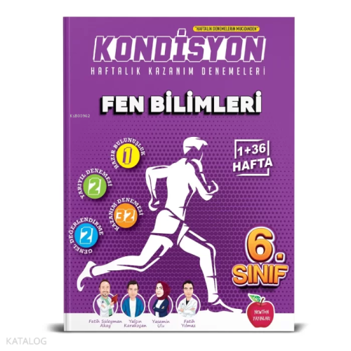 6.Sınıf Kondisyon + Fen Bilimleri Denemesi 37  Hafta