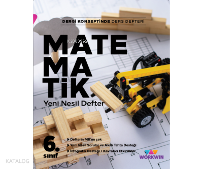 6. Sınıf Matematik Yeni Nesil Defter Workwin Yayınları | benlikitap.co