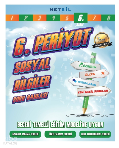 6. Sınıf Sosyal Bilgiler Periyot Soru Bankası | benlikitap.com