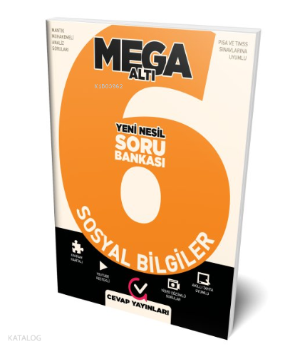 6.Sınıf Sosyal Bilgiler Yeni Nesil S.Bankası | benlikitap.com