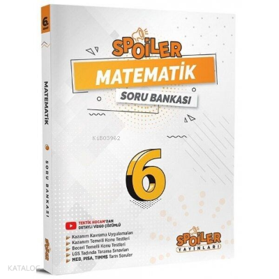 6.Sınıf Spoıler Matematık Sb | benlikitap.com