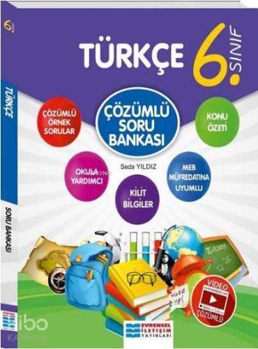 6. Sınıf Türkçe Video Çözümlü Soru Bankası Evrensel İletişim Yayınları