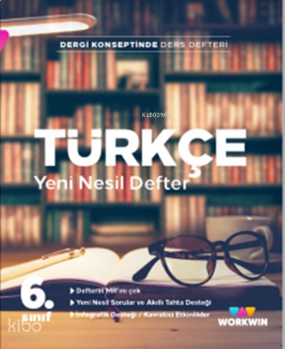 6. Sınıf Türkçe Yeni Nesil Defter Workwin Yayınları | benlikitap.com