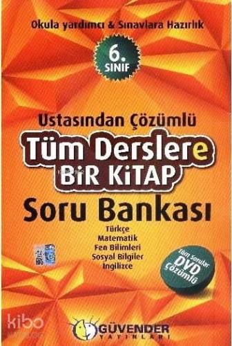 6. Sınıf Ustasından Çözümlü Tüm Derslere Bir Kitap; Soru Bankası - Dvd'li