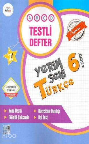 6.Sınıf Yerim Seni Türkçe Testli Defter