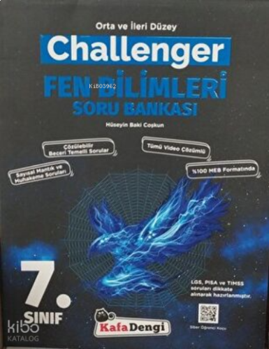 7.Sınıf Challenger Fen Bilimleri Soru Bankası (Tümü Video Çözümlü) | b
