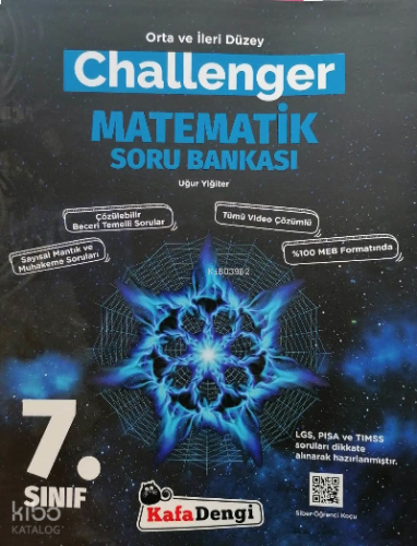 7.Sınıf Challenger Matematik Soru Bankası (Tümü Video Çözümlü) | benli