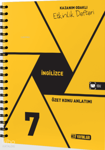 7. Sınıf İngilizce Etkinlik Defteri | benlikitap.com