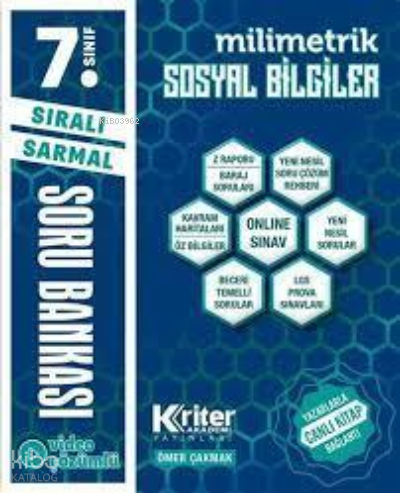 7.Sınıf Milimetrik Sosyal Bilgiler Soru Bankası