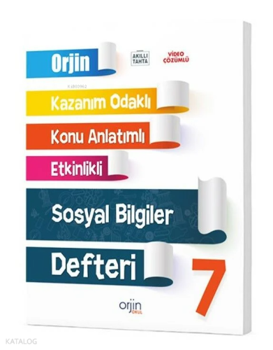 7. Sınıf Sosyal Bilgiler Akıllı Defter | benlikitap.com