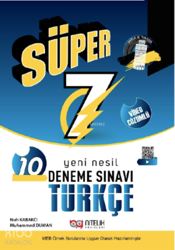 7. Sınıf Türkçe 10 Deneme Sınavı