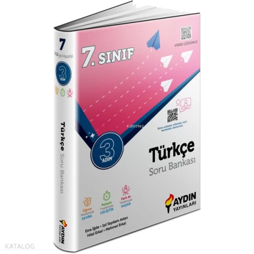 7. Sınıf Türkçe Üç Adım Soru Bankası | benlikitap.com