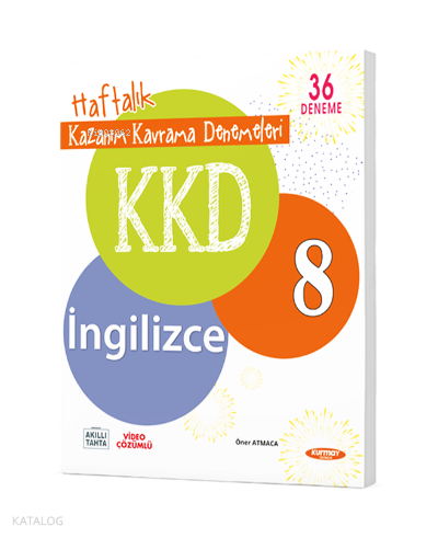 8 İngilizce Haftalık Kazanım Kavrama Denemeleri (36 Fasikül) | benliki