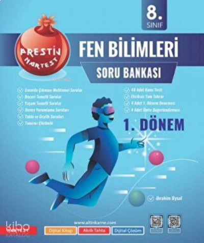 8. Sınıf 1. Dönem Prestij Fen Bilimleri Soru Bankası (kampanyalı) | be