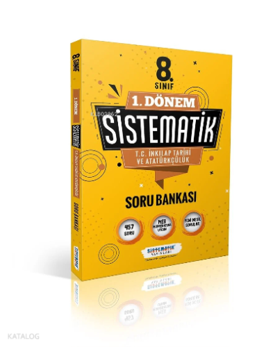 8. Sınıf 1.Dönem T.C. İnkılap Tarihi ve Atatürkçülük Soru Bankası | be