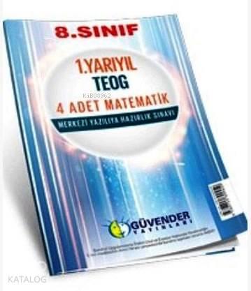 8. Sınıf 1. Yarıyıl TEOG 4 Adet Matematik; Merkezi Yazılıya Hazırlık Sınavı