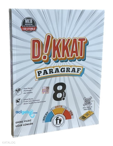 8. Sınıf Dikkat Paragraf Soru Bankası | benlikitap.com