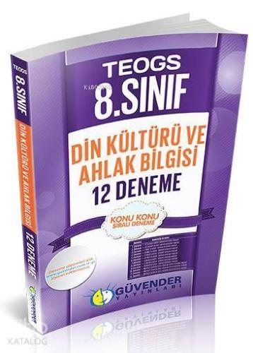 8. Sınıf Din Kültürü ve Ahlak Bilgisi 12 Deneme | benlikitap.com