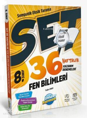 8. Sınıf Fen Bilimleri 36 Haftalık Kazanım Denemeleri