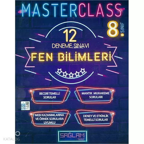 8.Sınıf Master Class Fen Bilimleri 12 Deneme