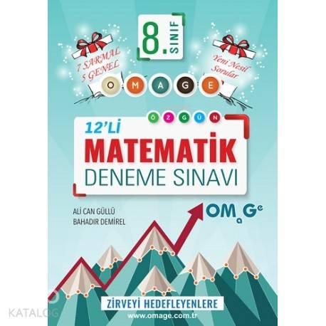 8. Sınıf Omage Matematik 12 Deneme Sınavı (7 Sarmal + 5 Genel)
