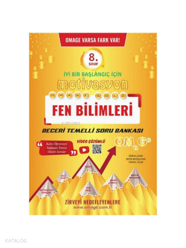 8. Sınıf Omage Motivasyon Fen Bilimleri Soru Bankası