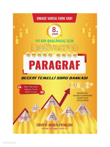 8. Sınıf Omage Motivasyon Paragraf Soru Bankası